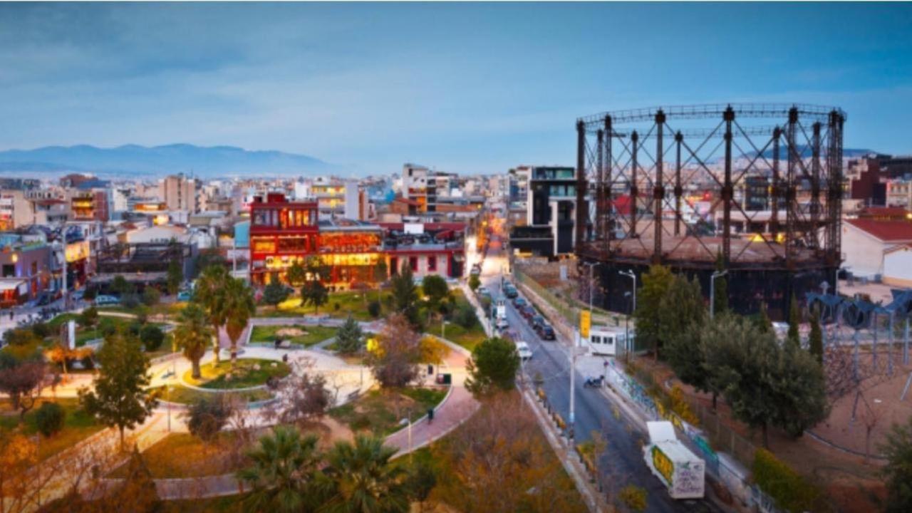 D&E Technopolis Apartments アテネ エクステリア 写真